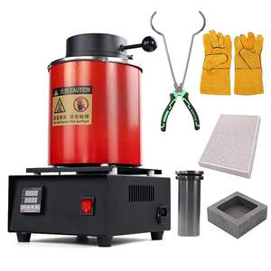 Four de Fusion Numérique Or 3 KG 1400 W Utilisé pour Fondre les Débris d'Argent, d'Or, de Cuivre et d'Aluminium pour l'Affiner et le Moulage - Product Image 1