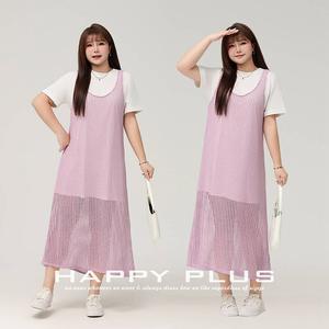 แฮปปี้ พลัส ไวท์ เสื้อกั๊กถักไหมพรมยาว คอกลม ทรงหลวม ลายฉลุ ชุดเดรสลำลองสำหรับผู้หญิง ไซส์พลัส N9142 - Product Image 4