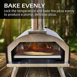 Horno de Pizza plegable de acero inoxidable, <span class=keywords><strong>tostadora</strong></span> <span class=keywords><strong>para</strong></span> interior/exterior, carbón de madera, <span class=keywords><strong>Gas</strong></span> propano, cocina <span class=keywords><strong>para</strong></span> acampar, parrillas <span class=keywords><strong>para</strong></span> barbacoa sin humo - Product Image 4