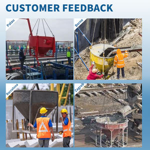 Cubo <span class=keywords><strong>de</strong></span> Hormigón Resistente, Tolva Redonda <span class=keywords><strong>de</strong></span> 0.5CBM 1CBM, Tolva Inclinada para Cemento y <span class=keywords><strong>Mortero</strong></span> - Product Image 3