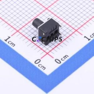 TS-1091C-A6B3-D2 Tactile Switch SMD Switch Single Pole Single Throw Round Button 2.5N Horizontal Mount - Product Image 2