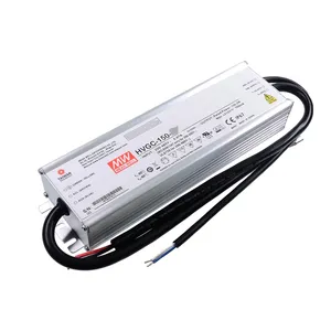 MEAN WELL HVGC Série LED Driver 12V 24V AC-DC 65/100/150/240/320/480/650/1000W LED Fonte de alimentação à prova d'água