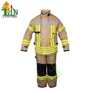Combinaison de pompier de type allemand FEUERGERA, vêtements ignifuges pour pompiers, équipement de lutte contre l'incendie avec 4 couches NomexIIIA - Product Image 2