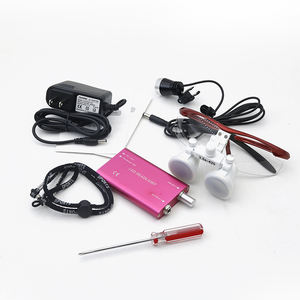 Loupe de dentiste professionnelle lumière LED loupe dentaire grossissement 3.5x loupes binoculaires - Product Image 1