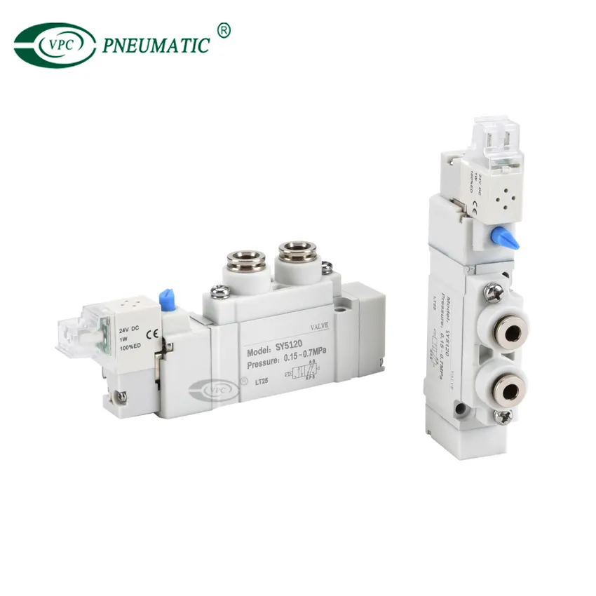 Électrovanne d'air VPC SY3320 Double commande 3 positions vanne centrale de fermeture pneumatique