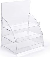 JIHONG Vente en gros Personnalisé Plexiglas Acrylique Doux présentoir donut vitrine acrylique vitrines pour bonbons