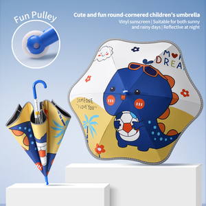 Ombrelli di alta qualità di vendita diretta della fabbrica di ombrelli per bambini con motivi carini per giorni soleggiati e piovosi - Product Image 5