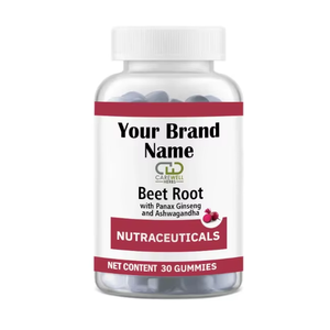 ผู้ผลิตอาหารเสริมสมุนไพรบีทรูทแบบ OEM ODM บรรจุ 30 ชิ้น รับผลิตแบรนด์ส่วนตัว บีทรูทกัมมี่สำหรับผู้หญิง - Product Image 3