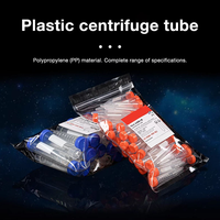 Tubes de centrifugeuse de laboratoire, tubes de centrifugeuse coniques en plastique pour échantillons de 0,2 ml à 10 ml, tubes de microcentrifugeuse PCR, tubes de test de centrifugeuse