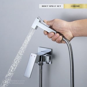 Полированный латунный смеситель для биде - Product Image 6