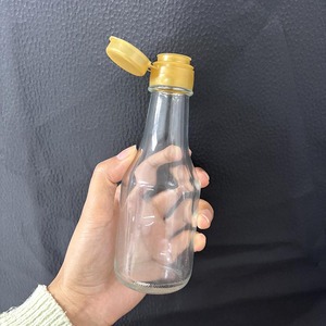 Bouteille en verre de 150 ml (5 oz) pour <span class=keywords><strong>vinaigrette</strong></span>, sauce soja, épices, avec bouchon à vis à clapet - Product Image 3