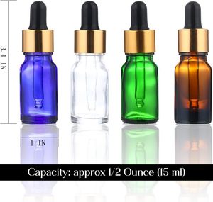 5ml 10ml 15ml 20ml 30ml 50ml 100ml Frosted Green Blue <b>Amber</b> clear Essential Oil Glass Dropper <b>Bottle</b> with Bamboo Lid - Product Image 2