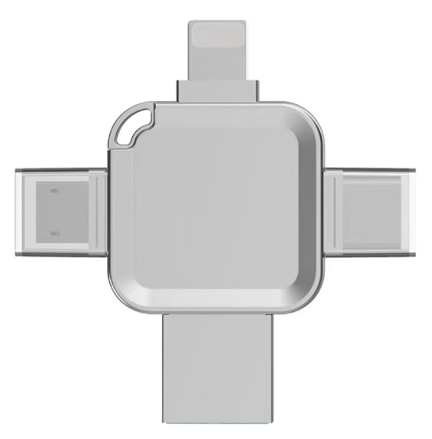 4-in-1 Multi-function Used USB Flash Drive OTG Large-capacity for Laptop & Android Type-C Mobile Phones