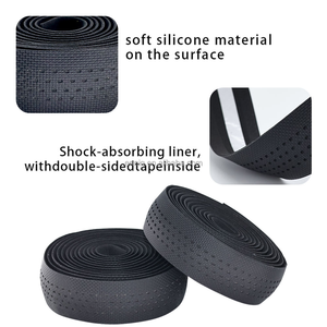 Anti-Slip PU Eva Breathable Bicycle Handlebar Tapes Road Bike Anti-Vibration <strong>Handle</strong> <strong>Bar</strong> Straps Cycling <strong>Grips</strong> &amp; Tape <strong>for</strong> Comfort - Product Image 5
