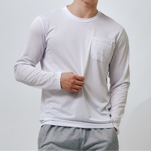 เสื้อยืดแขนยาว CoolFormula รุ่นน้ำหนักเบา ผ้าตาข่าย ระบายอากาศ แห้งเร็ว เหมาะสำหรับเล่นกีฬา ออกกำลังกาย ลายพิมพ์ 100% โพลีเอสเตอร์ - Product Image 4