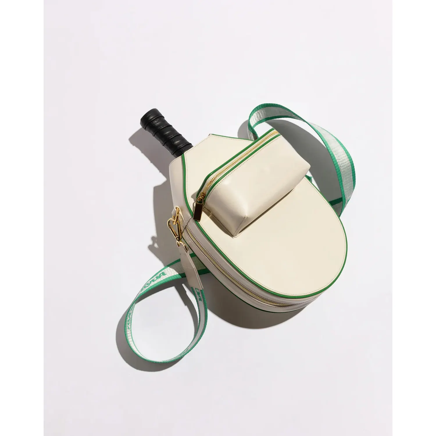 Bolsa de paddle de pickleball de cuero Premium personalizada OEM ODM con correa para el hombro bolsa de Paddle de tenis de mesa de viaje deportivo para mujer