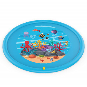 Wholesale New PVC Inflatable Kids <strong>Splash</strong> Pool Water <strong>Splash</strong> <strong>Mat</strong> - Product Image 2