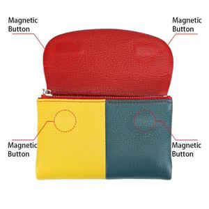 AndoBag Trendy Short Wallets for Women, Multiple Slot Card Holder Wallet, Vintage Leather Trifold Simple Coin <b>Purse</b> 1618 - Product Image 5