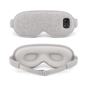 Máscara Térmica Inalámbrica Recargable para Ojos, 1500mAh, Bloqueo de Luz, Funda Lavable, Alivio de Ojeras, Gris, Uso Doméstico y Exterior - Product Image 1
