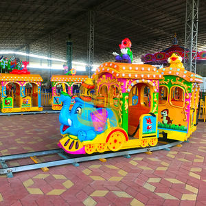 <span class=keywords><strong>Tren</strong></span> de Vapor de Acero sobre Rieles para Exteriores, para Parques de Atracciones y Rutas Turísticas, con Sonido Realista de <span class=keywords><strong>Tren</strong></span> y Funcionamiento sin Humo - Product Image 1