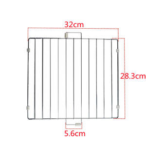 Rejilla de acero inoxidable para hornear, 32 cm x 28,3 cm, reutilizable, accesorio para hornear en horno microondas - Product Image 1