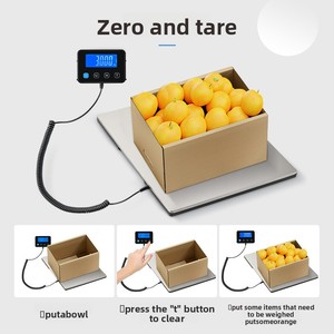 外国貿易ステンレス鋼P5H小包計量器300kg容量ペットエクスプレス用ポータブル電子表示20g/100g精度 - Product Image 3