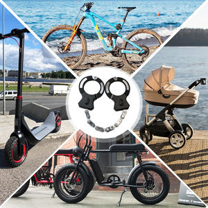 ई-स्कूटर ई-बाइक साइकिल मोटरबाइक के लिए बैग के साथ हेवी ड्यूटी ट्विन्स एंटी थेफ्ट वॉटरप्रूफ हथकड़ी चेन लॉक - Product Image 4