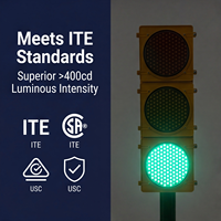 Feu de signalisation LED 3 couleurs 300 mm avec indicateur de direction de flèche pour la sécurité des intersections routières