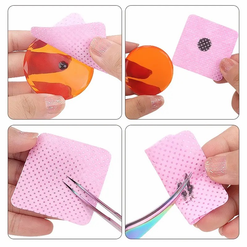 nail wipes lint free