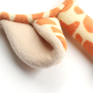 <span class=keywords><strong>Serre</strong></span>-tête en peluche <span class=keywords><strong>girafe</strong></span> mignon de style coréen pour filles, accessoire de mode en tissu doux, bandeaux chauds et fourrés - Product Image 4