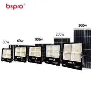 Bspro Garden Security Solar Powered Floodlight Reflector 30W 60W 400W 100W 200W 300W LED Solar Flood Light