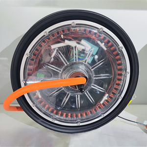 גלגל אופניים חשמליים עם מנוע BLDC מגנט קבוע של Yuande, 2100 וואט, מנוע חישוק BLDC, 10 אינץ', 48 וולט, IP65, מומנט 50-150 ניוטון מטר, 100 סיבובים לדקה, מכשיר ביתי - Product Image 5