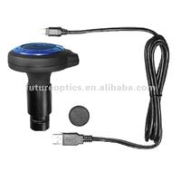 5MP USB Digital Microscope, Electron Microscope Eyepiece with Relay Len to Widen View Filed and to Enhance Image Sharpness