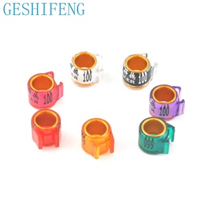 Fabriek Groothandel Plastic Aluminium Ringen 8Mm Postduif <span class=keywords><strong>Ring</strong></span> Vogels Hebben Ringen Op Hun Benen - Product Image 3