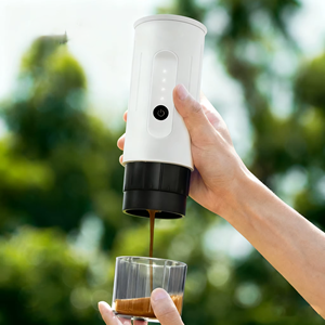 <span class=keywords><strong>Cafetera</strong></span> <span class=keywords><strong>Nespresso</strong></span> para Viajes al Aire Libre, ODM OEM, Totalmente Automática, 2 en 1, Mini <span class=keywords><strong>Cafetera</strong></span> de <span class=keywords><strong>Cápsulas</strong></span> para Camping y Senderismo - Product Image 1