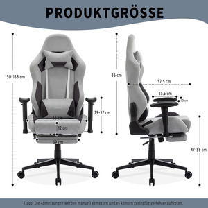 Chaise de bureau <span class=keywords><strong>gamer</strong></span> inclinable à 360 degrés, entièrement personnalisable, nouvelle, meilleure chaise de bureau, <span class=keywords><strong>fauteuil</strong></span> réglable, revêtement beige - Product Image 2