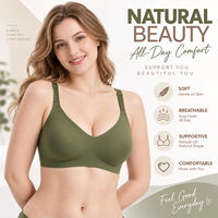 Soutien-gorge sans couture en soie glacée respirant, fermeture dorsale à 2 rangées, coussinets amovibles invisibles, dos en U, sans armatures, vente en gros