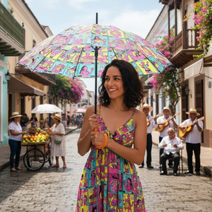 Parapluie publicitaire personnalisé en promotion, idéal comme cadeau d'entreprise, avec impression de logo, parapluie droit, coupe-vent et imperméable pour la pluie - Product Image 6