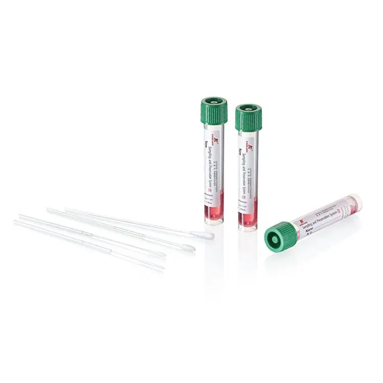 good selling disposable white specimen collection swab medical vtm sample tubes for hospital