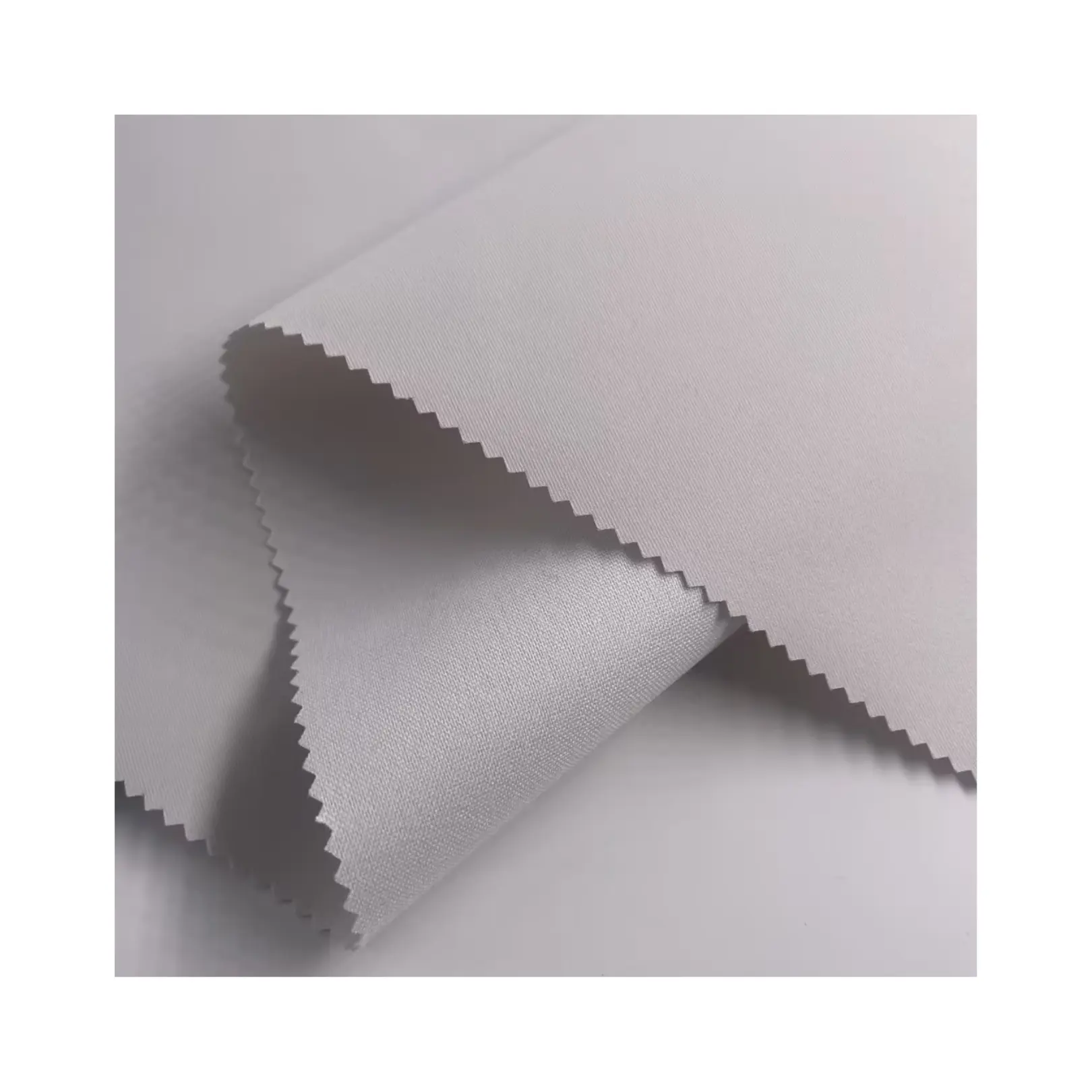 Tecido de poliéster reciclado de fio flexível TPU laminado de fibra de nano-proteína de alta qualidade para vestuário funcional