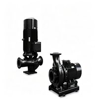 Pompe centrifuge verticale Shanghai Nanquan CI pour conduite, 2-3 CV, hauteur de refoulement 130 m, débit 1200 m³/h, surpresseur de circulation haute pression pour CVC