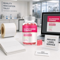 Gummies de Glutathion et Biotine 1000mg – Éclaircissement de la Peau, Antioxydant, Collagène Marin, Produits de Beauté Éclaircissants, Végétaliens, Fabrication Privée