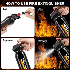 Paquete <span class=keywords><strong>de</strong></span> 2 Soportes <span class=keywords><strong>de</strong></span> Montaje para <span class=keywords><strong>Extintores</strong></span> <span class=keywords><strong>de</strong></span> Incendios Portátiles Negros Mini B C K <span class=keywords><strong>de</strong></span> 620 ml a Base <span class=keywords><strong>de</strong></span> Agua para Hogar, Vehículo, Barco, Cocina, RV, Camión - Product Image 5