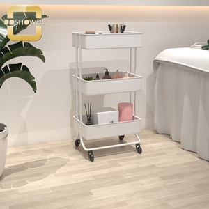 รถเข็นอุปกรณ์เสริมสำหรับร้านเสริมสวยรถเข็นสำหรับคลินิกทำเล็บ - Product Image 3
