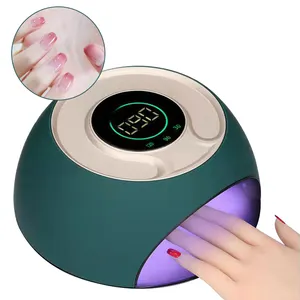 120W lampe de manucure sèche-ongles double lumière UV lampe Led pour couche de finition vernis à ongles Gel lampe à ongles lampe à ongles outil de polissage