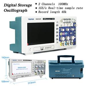 Hantek Dso5102p Digitales Speicher oszilloskop 100MHz 2 Kanäle Bank USB-Oszilloskop - Product Image 3