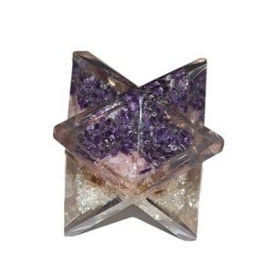 Cristales de Gema Natural personalizados, curación, 7 Chakras, stonesorgonita, lapislázuli, estrella de David - Product Image 1