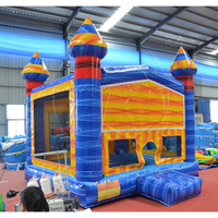 Château gonflable pour enfants, château rebondissant, château gonflable pour sauter, château gonflable extérieur 13x13 avec souffleur