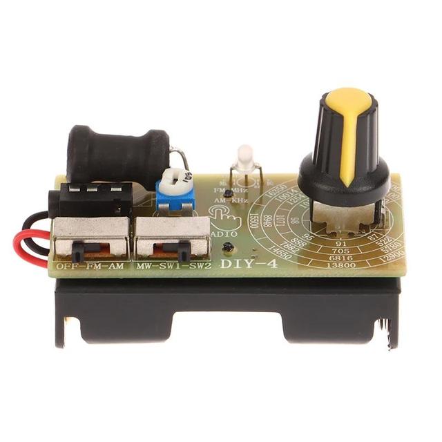 4-Band Digital FM MW SW Radio AM FM Medium Wave Shortwave Receiver Broadcasts Headphone Radio Module Antenna Volume Adjustable