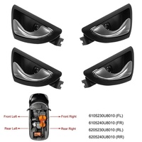 Pièces automobiles Q, poignée de porte intérieure de voiture, 6105230U8010 620523U8010 620524008010 620524U8010 pour JAC J3 J3S 2009-2015